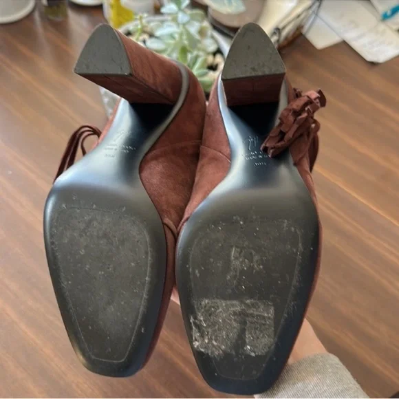 Giuseppe Zanotti Alabama Fringe Suede Boots 39.5 - Picture 11 of 11